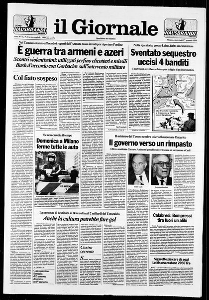 Il giornale : quotidiano del mattino